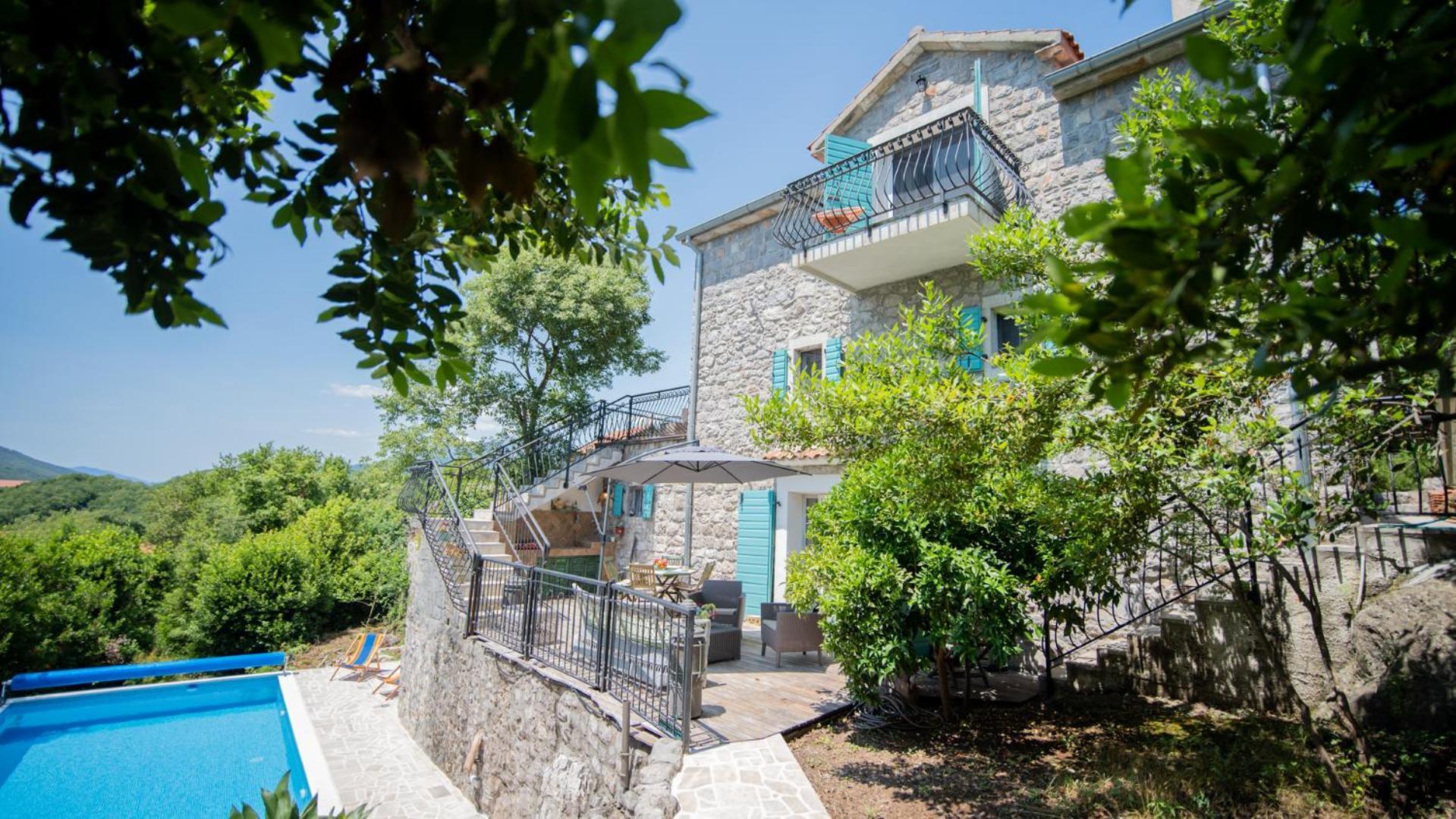 Villa Toscana With A Pool Tivat Bagian luar foto
